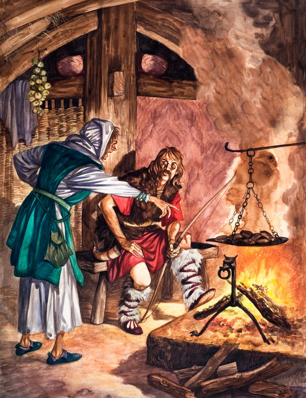 Kral Alfred the Great ve kekler by Peter Jackson