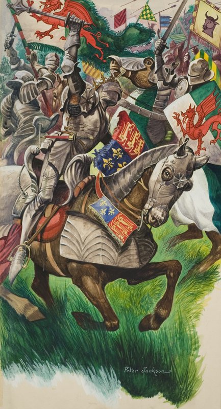 Kral Richard (1452-85) ve Henry Tudor (1457-1509) 1485 yılında Market Bosworth