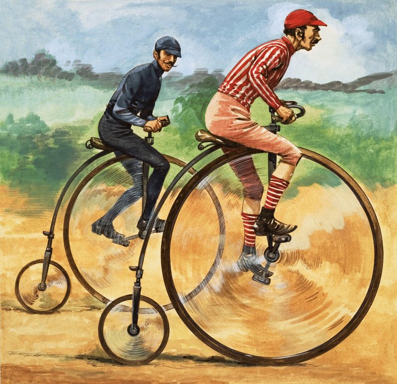 Bir Zamanlar... Çağlar boyu bisikletler. Penny Farthing by Peter Jackson