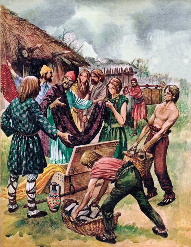 Phoenician merchants trading in Britain by Peter Jackson