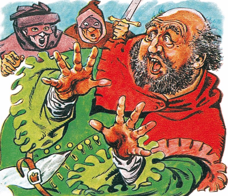 Prens Hal ve Poins şişman Falstaff