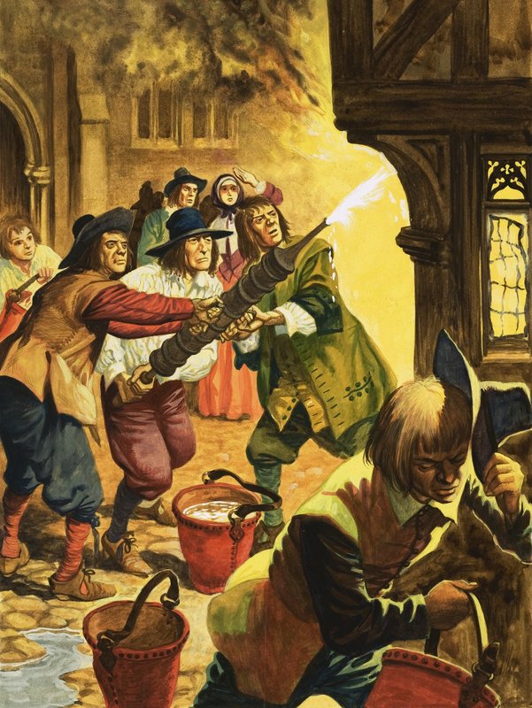 1666 Londra Büyük Yangını by Peter Jackson