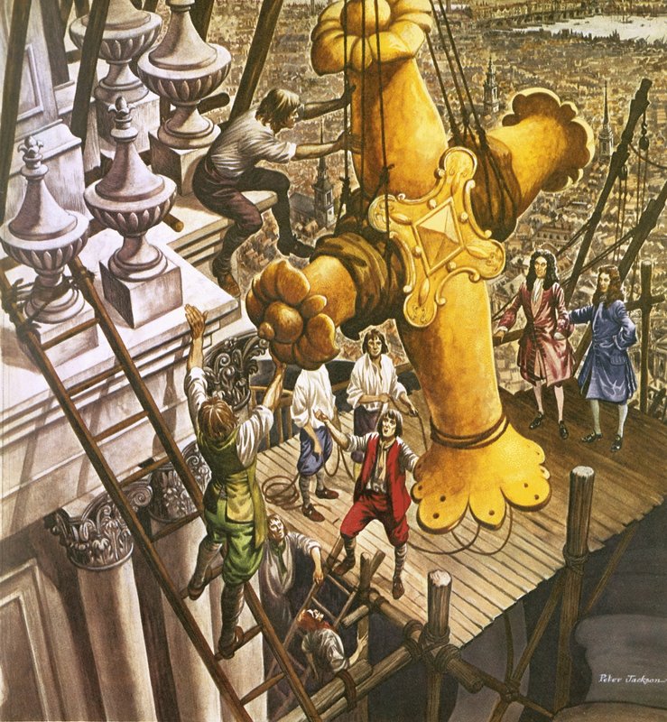 Altın haç St Paul Katedrali