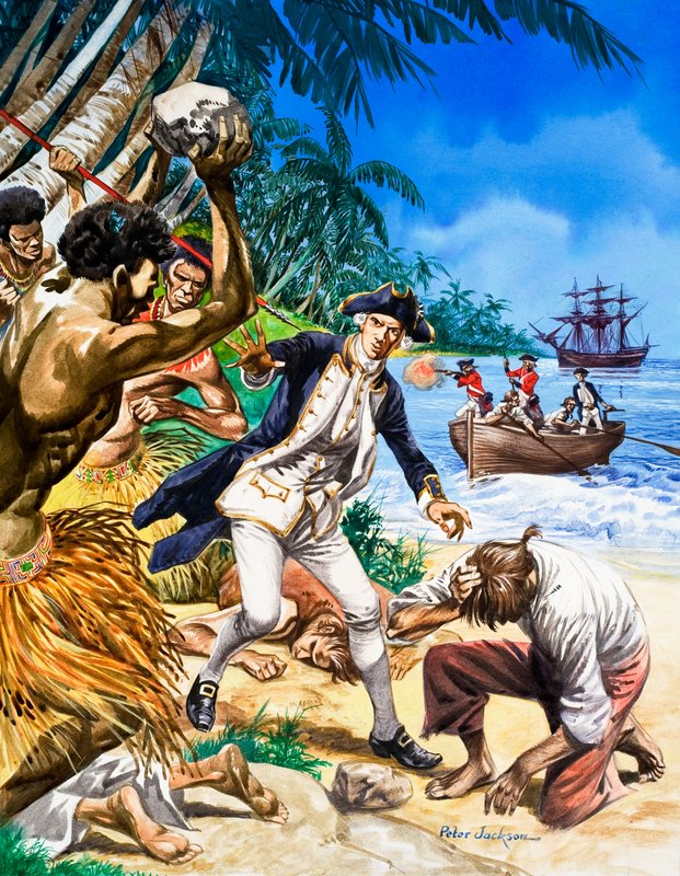 Kaptan Cook'un Hawaii'de öldürülmesi by Peter Jackson
