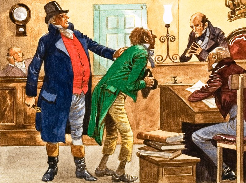 The prisoner in court by Peter Jackson
