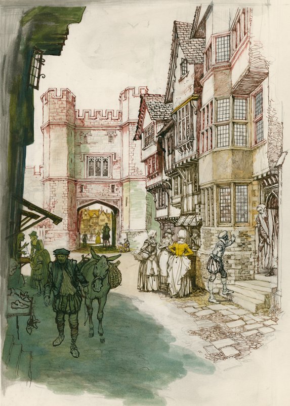 Tanımlanamayan Londra sokak sahnesi by Peter Jackson