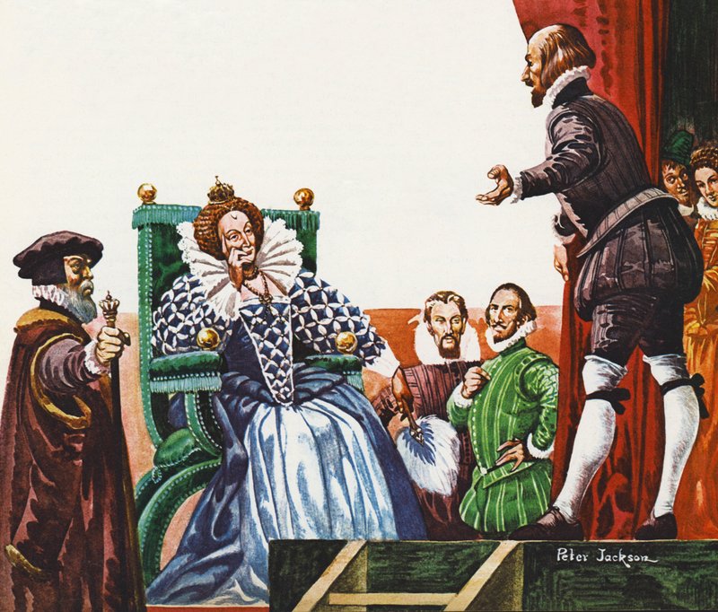 William Shakespeare oyunlarından birini Kraliçe I. Elizabeth