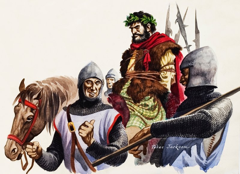 William Wallace esaret altında geçit töreni yapılıyor by Peter Jackson