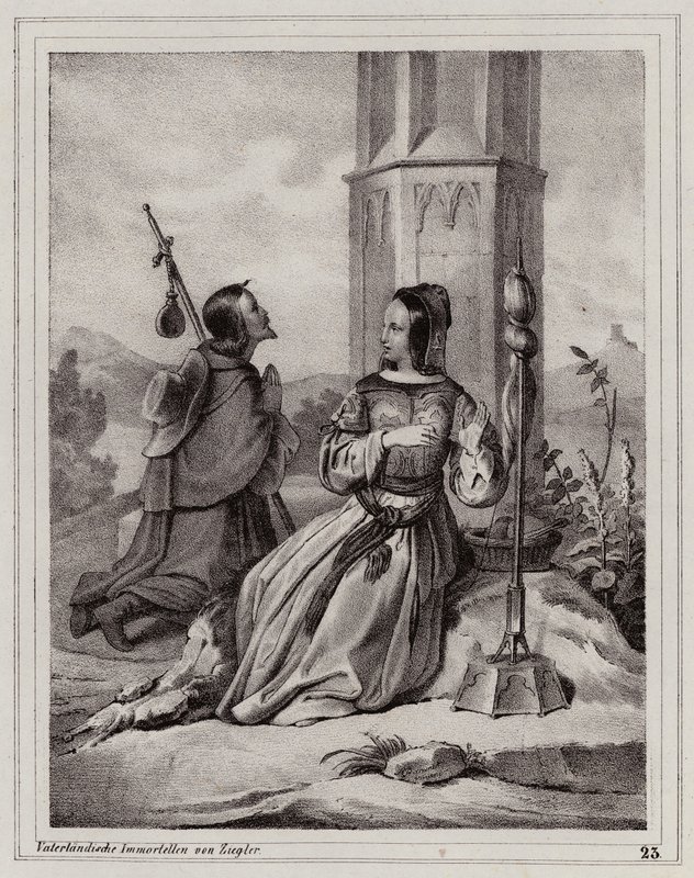 Çarmıhtaki Topaç Efsanesi, Viyana by Peter Johann Nepomuk Geiger