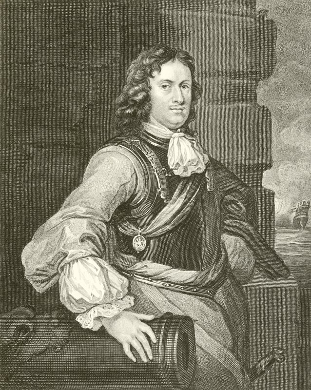 Edward, First Earl of Sandwich  by Peter Lely