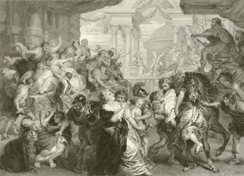 Sabinlerin tecavüzü by Peter Paul Rubens
