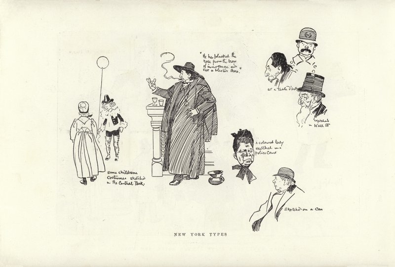 New York types  by Phil May