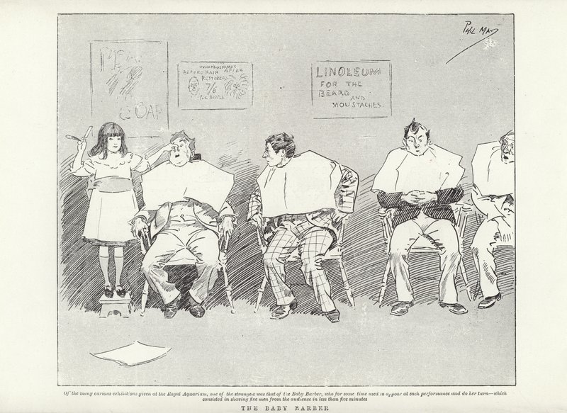 The Baby Barber  by Phil May