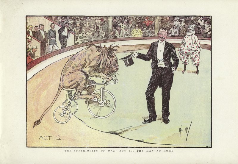 The superiority of man, Act II, the man at home  by Phil May