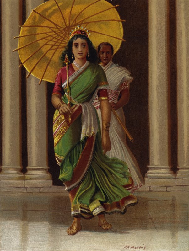 Ester Kralın huzurundan ayrılıyor by Philip Richard Morris