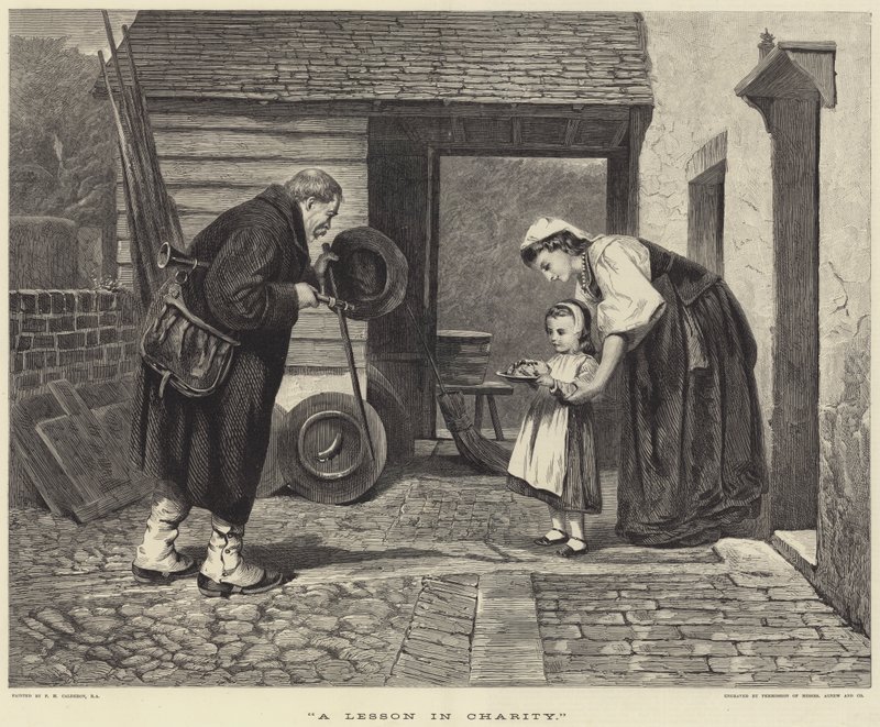 Hayırseverlik Dersi by Philip Hermogenes Calderon