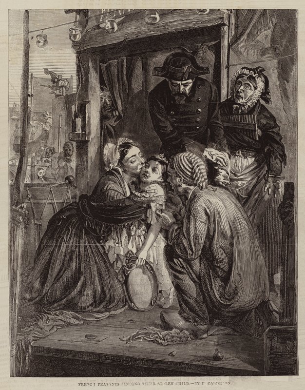 Fransız Köylüler Çalınan Çocuklarını Buluyor by Philip Hermogenes Calderon