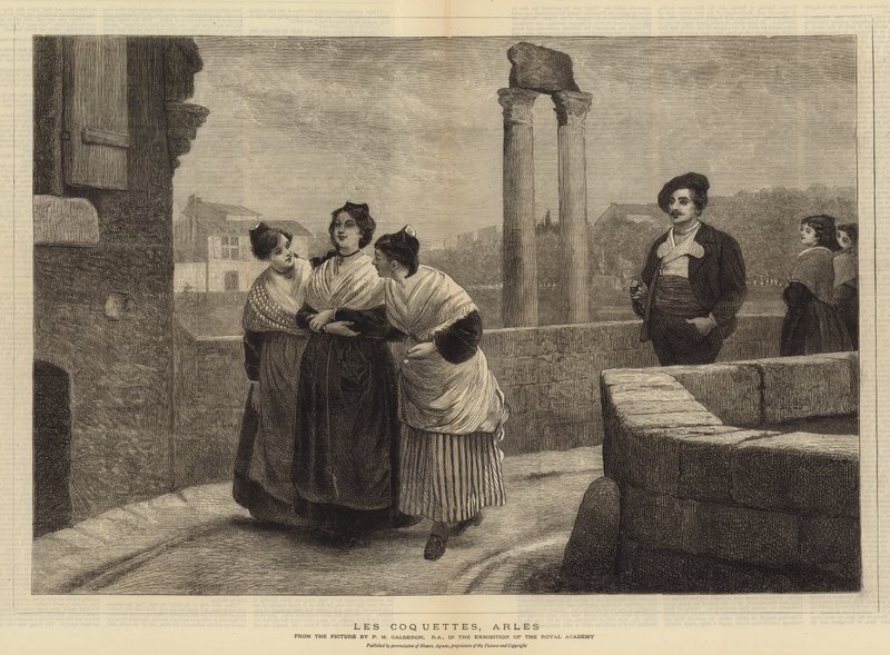 Les Coquettes, Arles by Philip Hermogenes Calderon