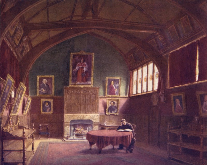 Barnards Inn Salonu, Holborn, 1886 by Philip Norman