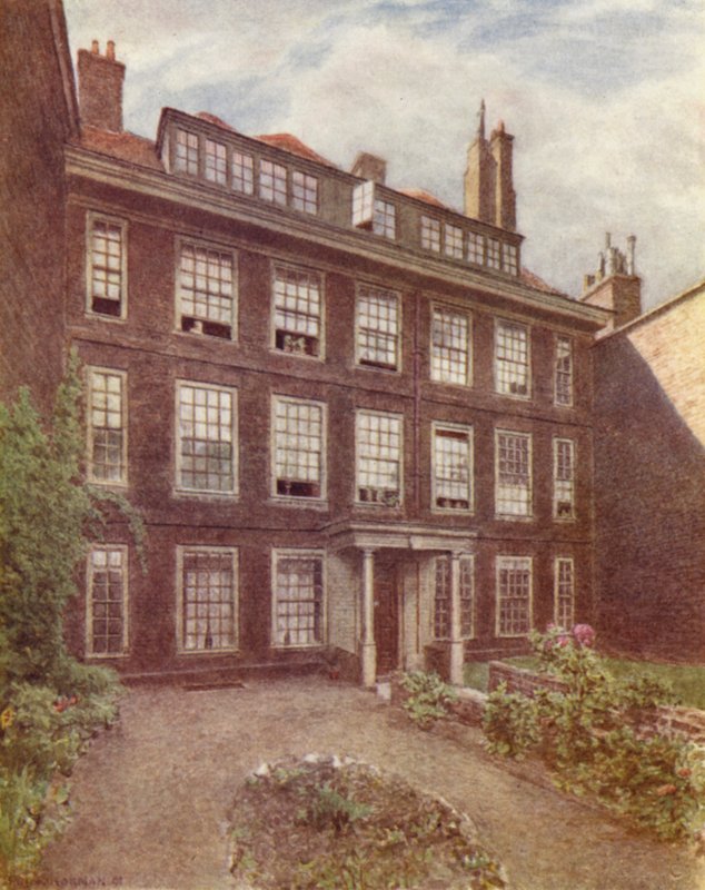 No 10 Nevills Mahkemesi, Fetter Lane, 1891 by Philip Norman