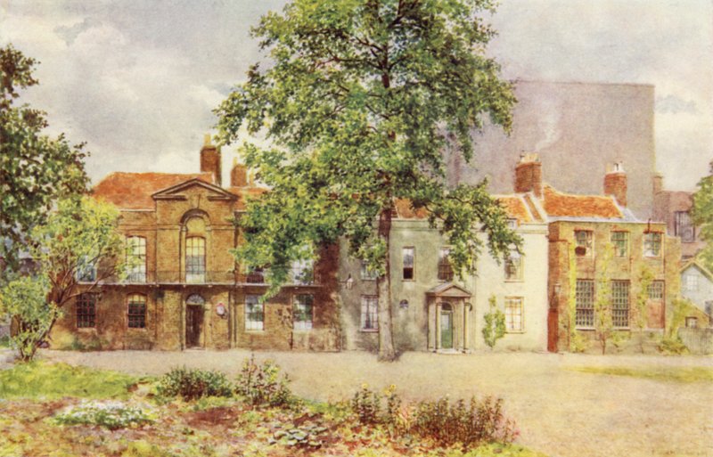 Victoria ve Albert Müzesi Sitesindeki Eski Evler, 1899 by Philip Norman