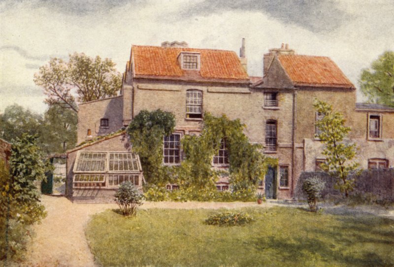 Arka bahçeden Sandford Malikanesi, 1898 by Philip Norman