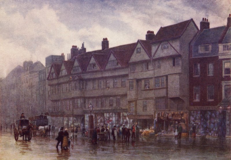 Staple Inn, Holborn, 1884 by Philip Norman