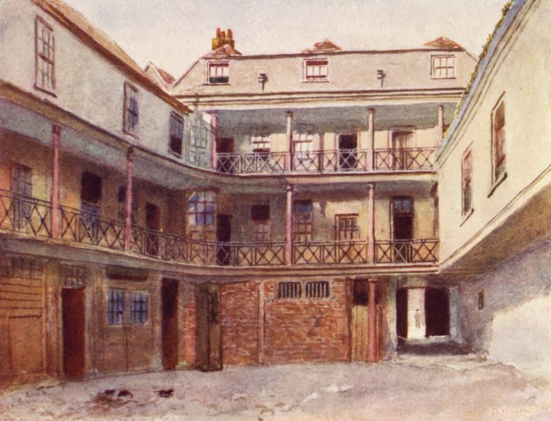 İki Boyunlu Kuğu Hanı, Carter Lane, 1894 by Philip Norman