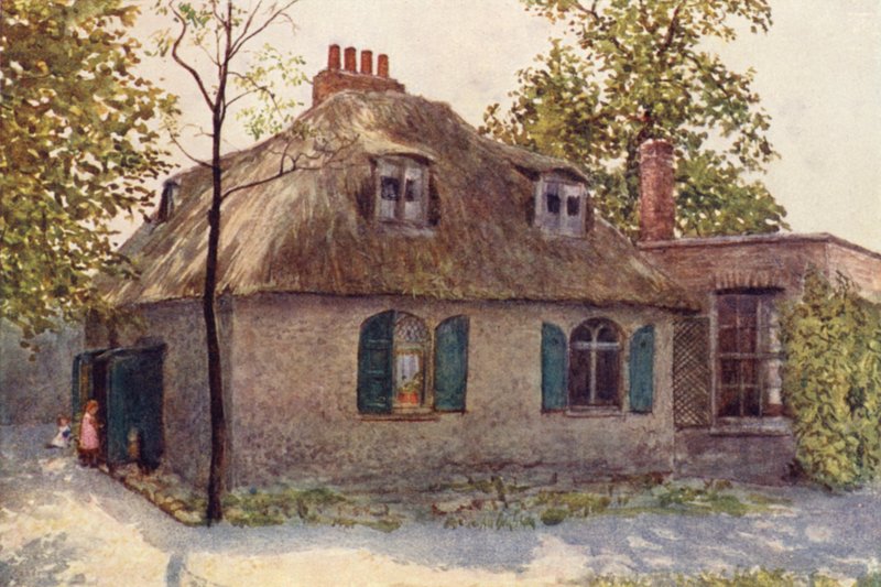 Paddington Green yakınlarındaki Thatched Kulübe, 1895 by Philip Norman