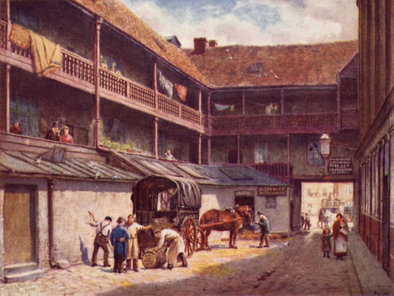 White Hart Inn, Southwark, 1884 by Philip Norman