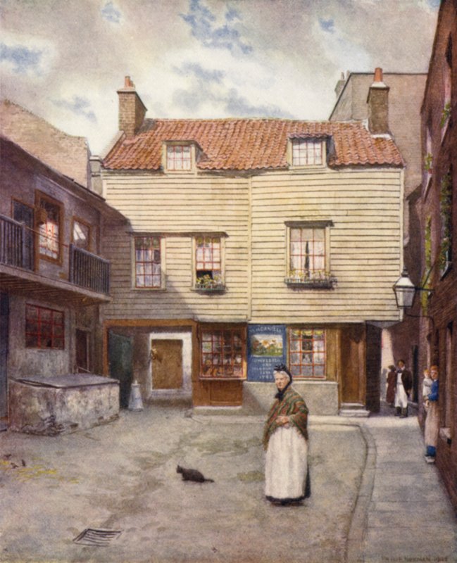 White Hart Yard, Brooke Caddesi, Holborn, 1903 by Philip Norman