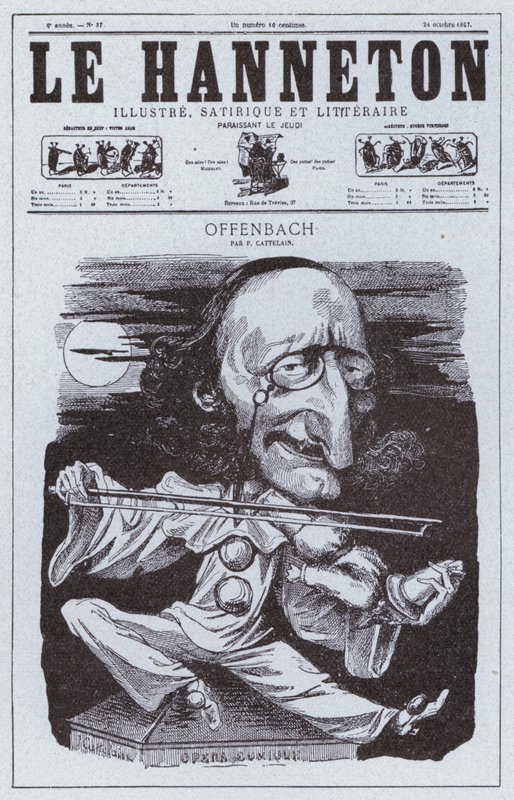Almanya doğumlu Fransız besteci Jacques Offenbach