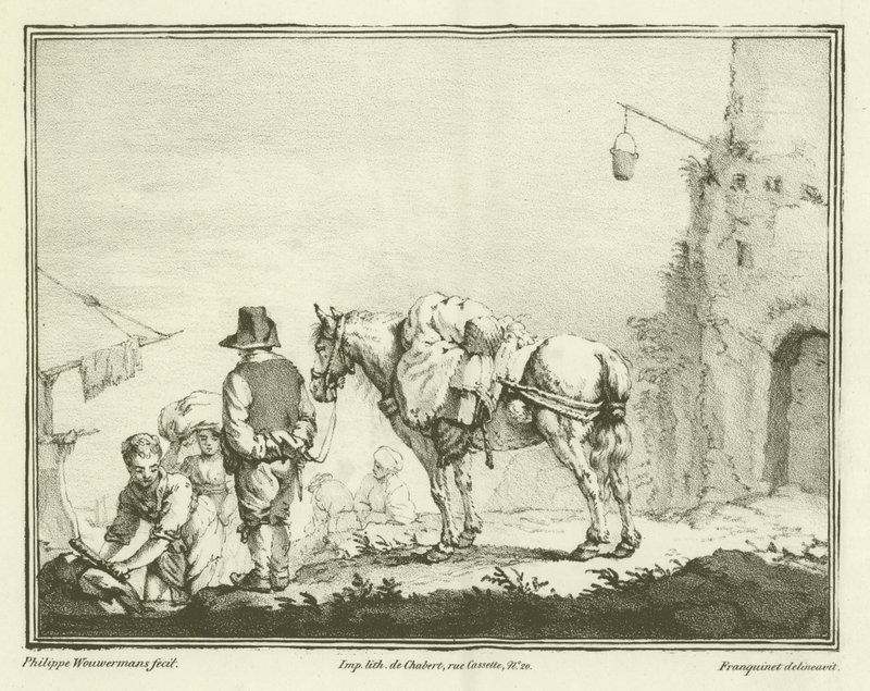 Atlı gezgin by Philips Wouwerman