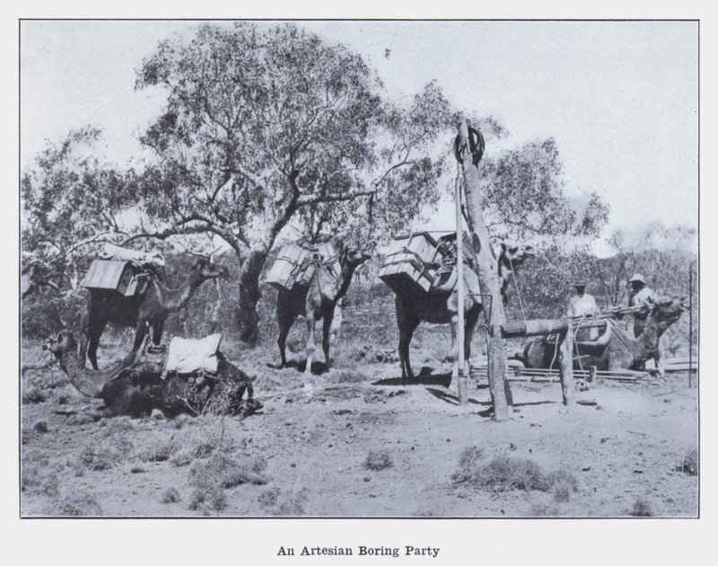 Bir Artezyen Sıkıcı Parti (s/b fotoğraf) by Photographer Australian