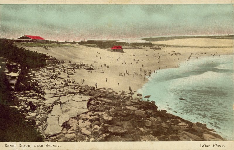 Bondi Plajı, Sidney, Yeni Güney Galler, Avustralya (renkli fotoğraf) by Photographer Australian