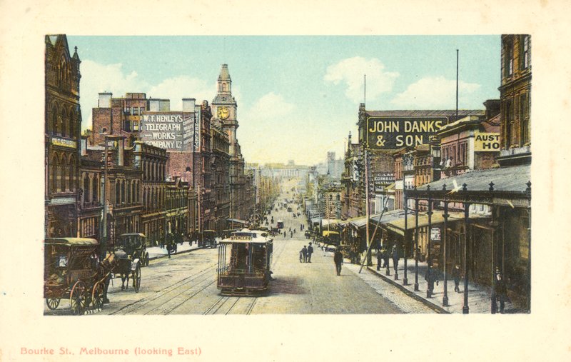Bourke Street, Melbourne, Victoria, Avustralya (fotoğraf) by Photographer Australian