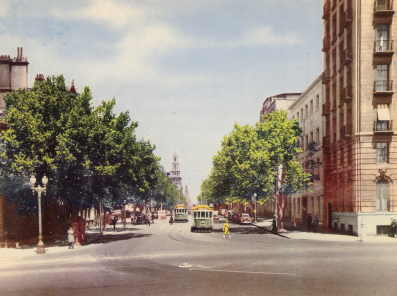 Collins Street, Melbourne (renkli fotoğraf) by Photographer Australian