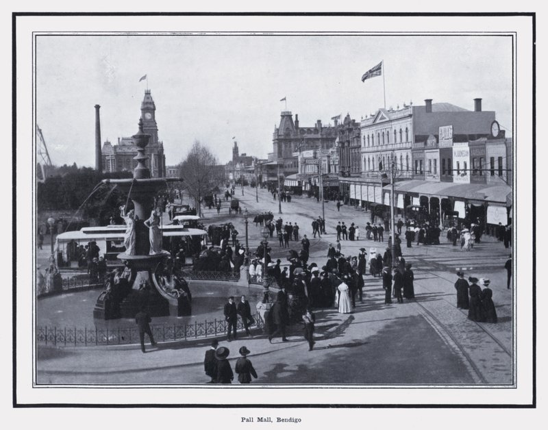 Pall Mall, Bendigo (s/b fotoğraf) by Photographer Australian