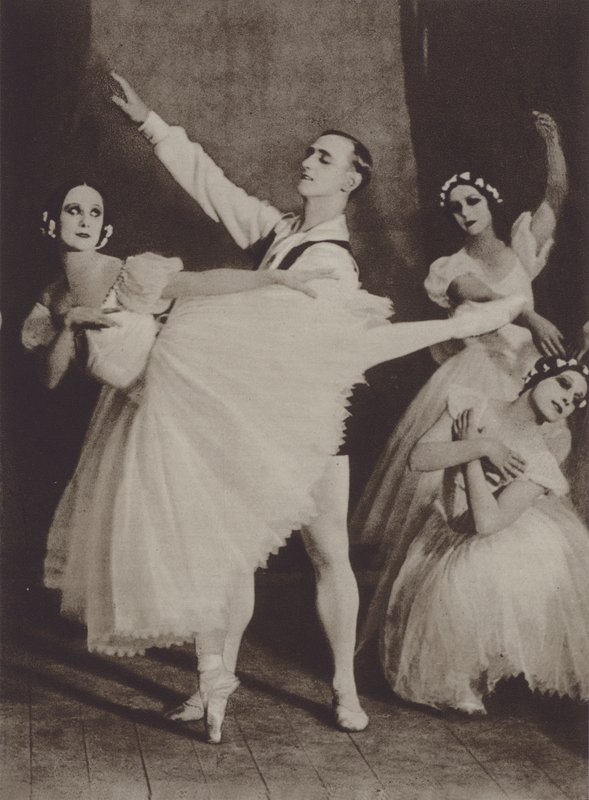 "Chopiniana" da Novikoff ile Pavlova (s/b fotoğraf) by Photographer Australian