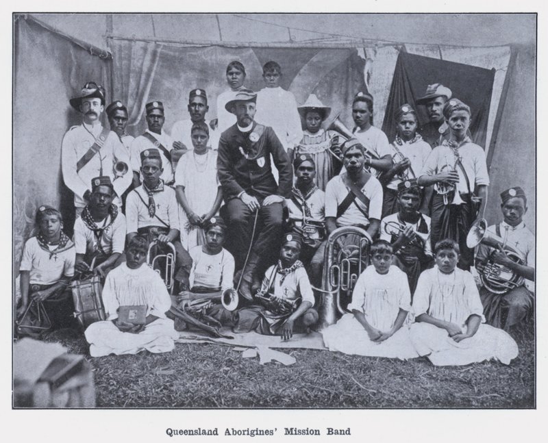Queensland Aborjinlerinin Görev Grubu (s/b fotoğraf) by Photographer Australian