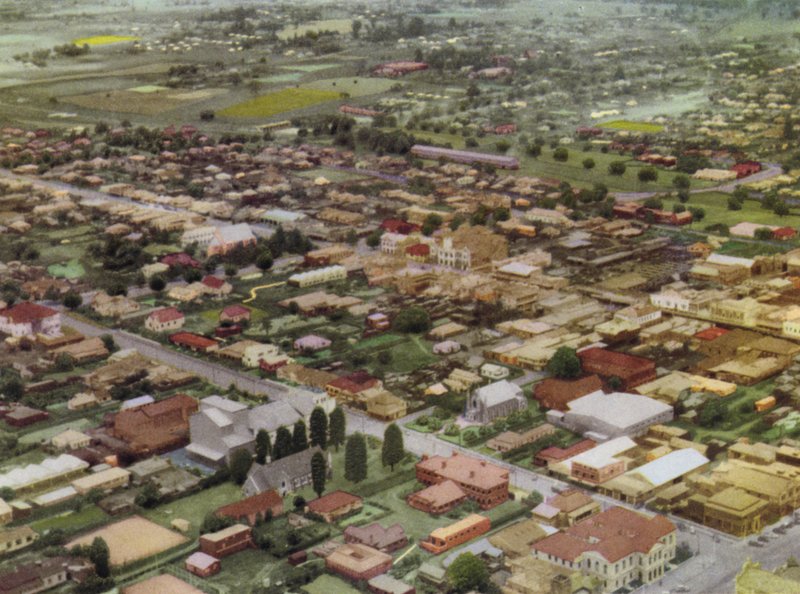Queensland, Avustralya: Havadan Toowoomba (fotoğraf) by Photographer Australian
