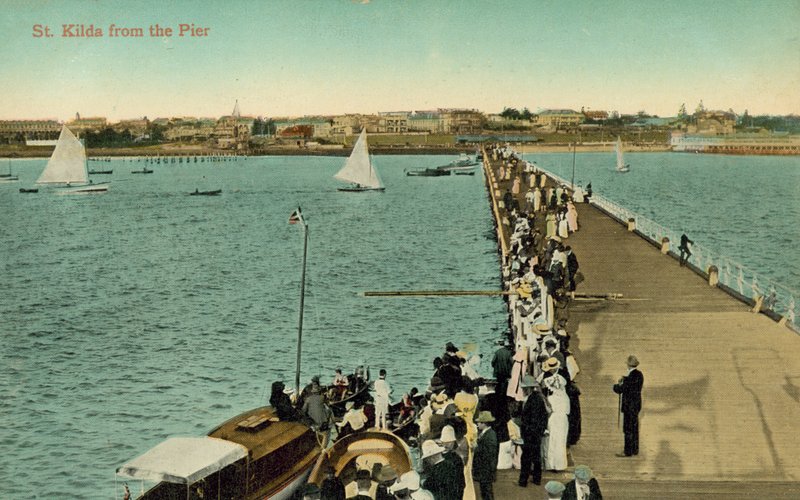 İskeleden St Kilda, Melbourne, Victoria, Avustralya (fotoğraf) by Photographer Australian