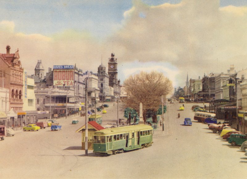 Sturt Street, Ballarat (renkli fotoğraf) by Photographer Australian