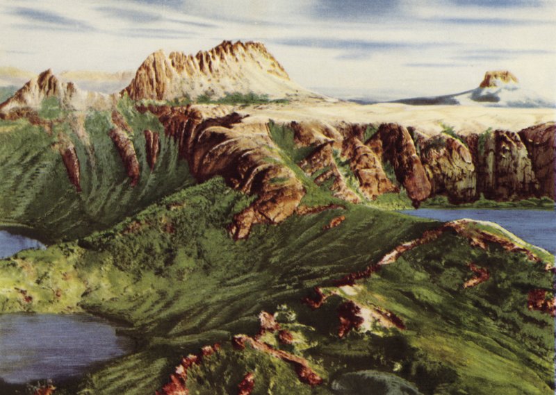 Tazmanya: Cradle Mount ve Barn Bluff (renkli fotoğraf) by Photographer Australian