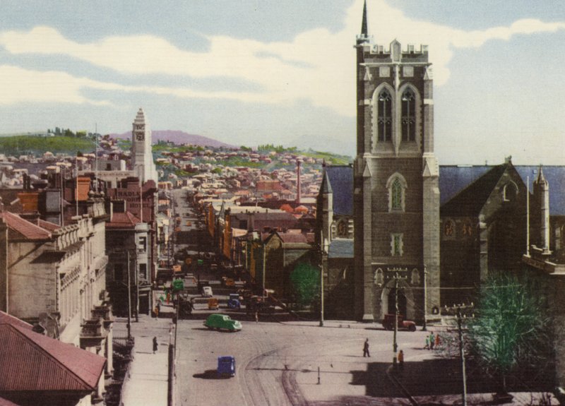 Tazmanya: Murray Street, Hobart (renkli fotoğraf) by Photographer Australian