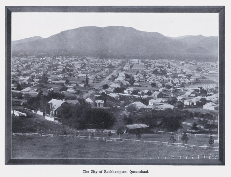 Rockhampton Şehri, Queensland (s/b fotoğraf) by Photographer Australian