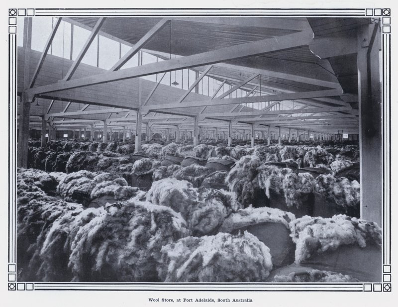 Wool Store, Port Adelaide, Güney Avustralya (s/b fotoğraf) by Photographer Australian