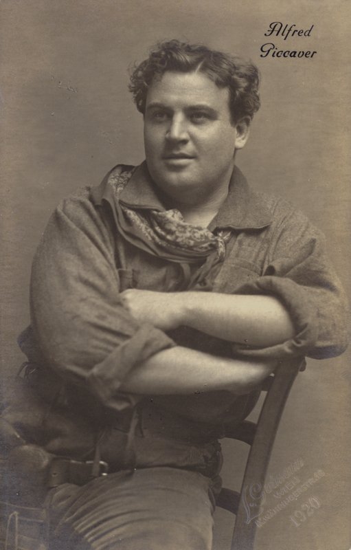 Alfred Piccaver, İngiliz-Amerikalı opera sanatçısı (s/b fotoğraf) by Photographer Austrian