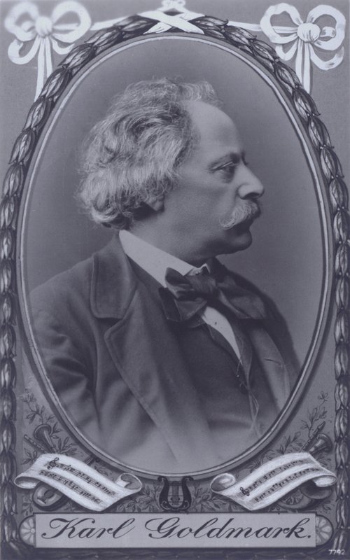 Karl Goldmark, Macar besteci (s/b fotoğraf) by Photographer Austrian
