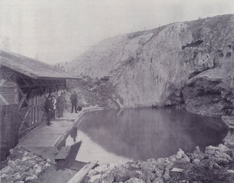 Kanada: The Basin, Hot Springs, Banff (s/b fotoğraf) by Photographer Canadian